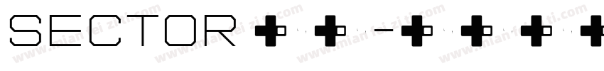Sector 粗体字体转换